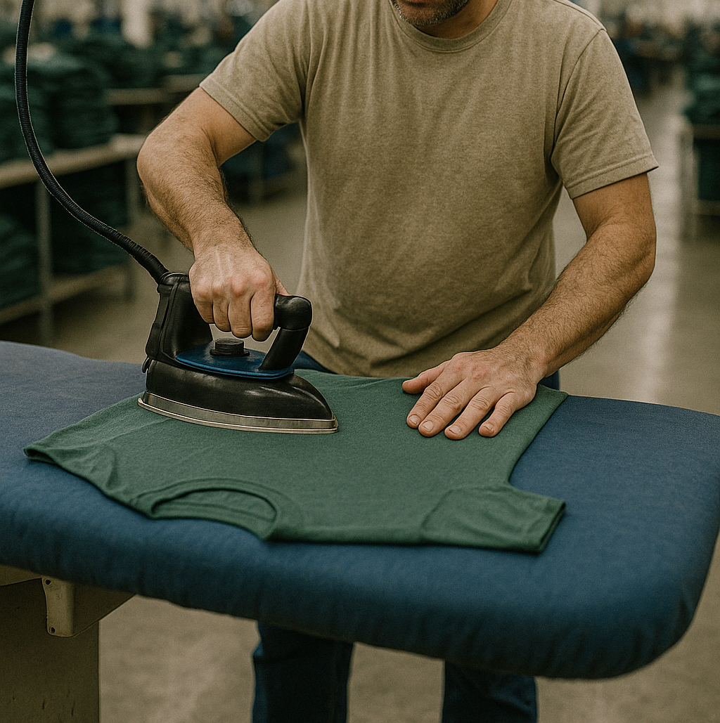 Ütü, Paket ve Kalite Kontrol